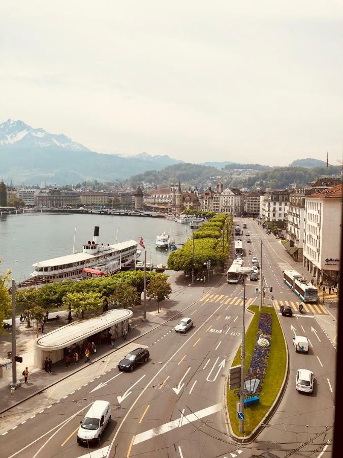 Lucerne Lake View Apartments Buitenkant foto